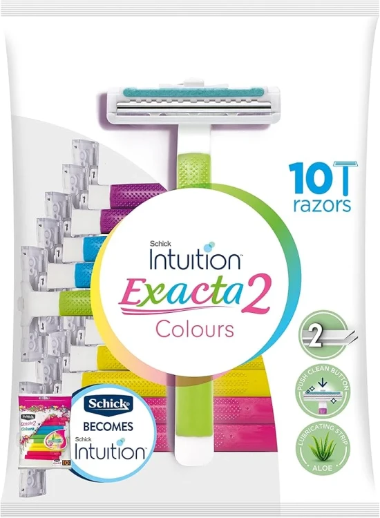 Schick Exacta 2 Women multi color 10's