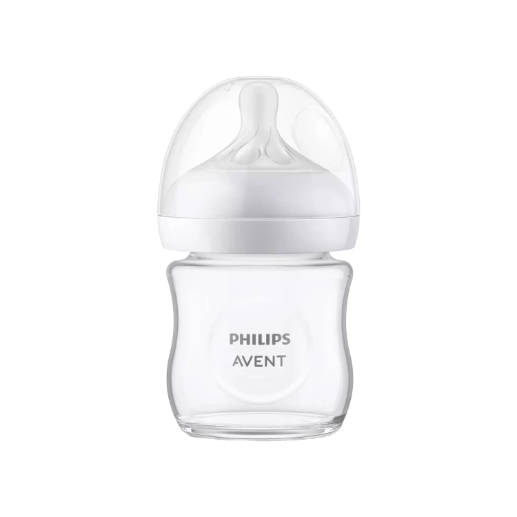 Philips Avent Natural Response Glass Bottle (0m+) 120ml SCY930/01