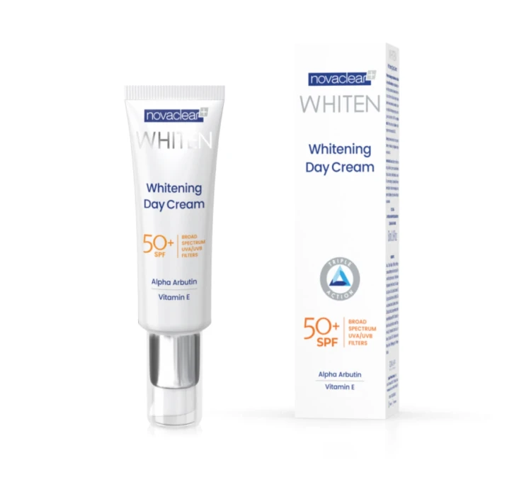 نوفاكلير وايتنينج كريم نهاري مع spf50+