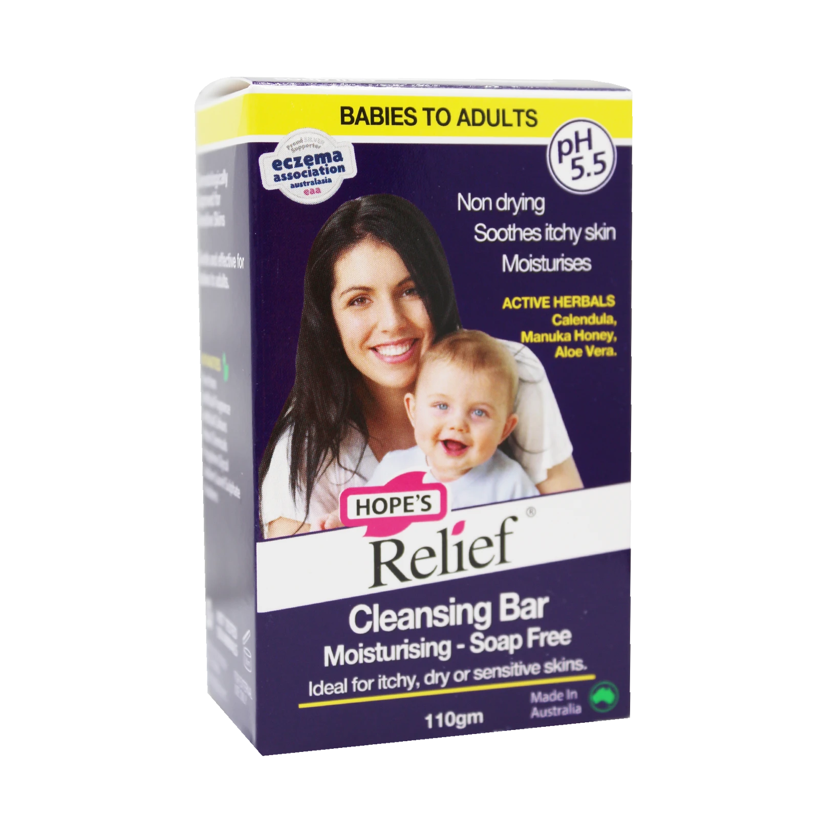 HOPES RELIEF Cleansing Bar Soap free 110gm