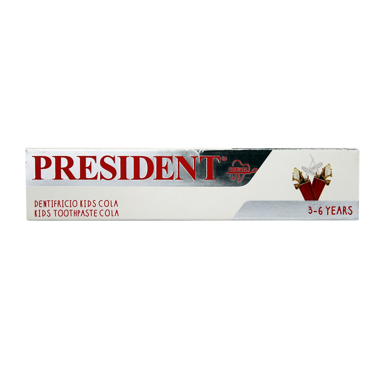 PRESIDENT 3-6 Years Kids ToothPaste Cola 50ML