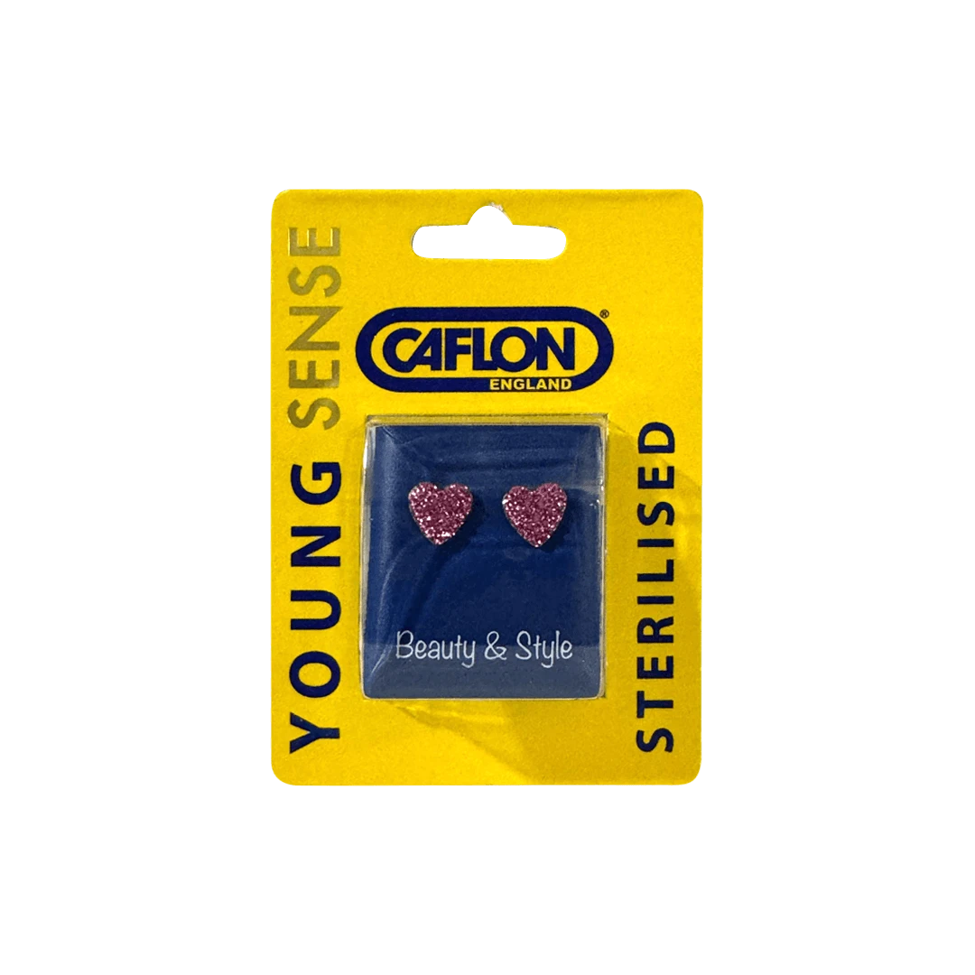 Caflon YoungSense GP HEARTS ROSE 8mm Earrings FJHT8ROYS