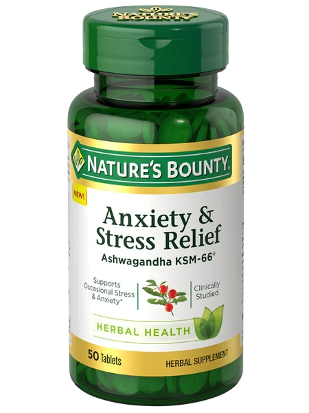Nature's Bounty Anxiety & Stress Relief 50tab