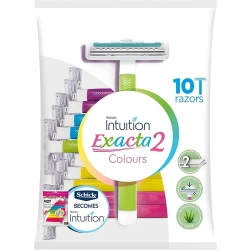 Schick Exacta 2 Women multi color 10's
