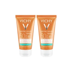 فيشي ايديال دراي تاتش حماية من الشمس SPF 50 عرض 1+1 مجانا