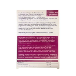 Doppelherz aktiv IroTec iron + folic acid 60's tablets - Image 2