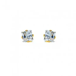 Lustrous 18K Gold Plated Diamond Earing (6Mm) 181 - Image 2
