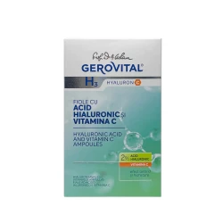 GEROVITAL HYALURONIC Acid AND VIT C AMPOULES 10*2 ML - Image 2