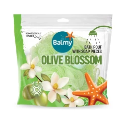 Balmy Olive Blossom Bath Pouf - Image 2