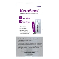 KetoSens Blood β Ketone 10 Test Strips