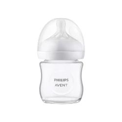 Philips Avent Natural Response Glass Bottle (0m+) 120ml SCY930/01