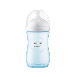 Philips Avent Natural Response Plastic Bottle (1m+) Blue 260ml SCY903/21
